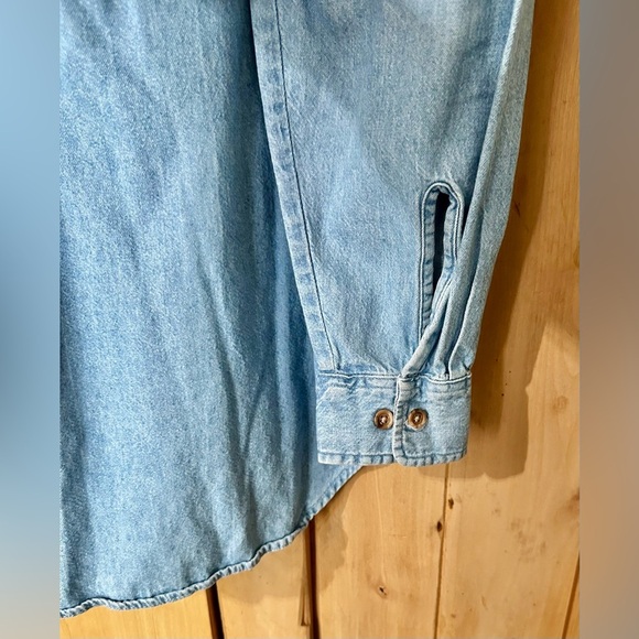 Denim Button-Up Shirt - Picture 4 of 4